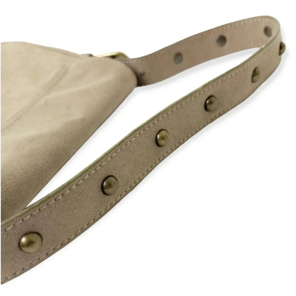 Y2K 2000s Tan Studded Mini Bag - Picture 5 of 12